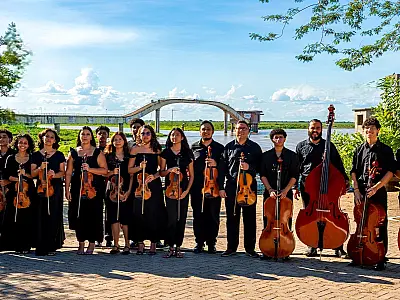 Orquestra do Pantanal faz concerto beneficente antes de estreia na Bolívia