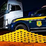 Caminhão com droga escondida é interceptado na BR-262