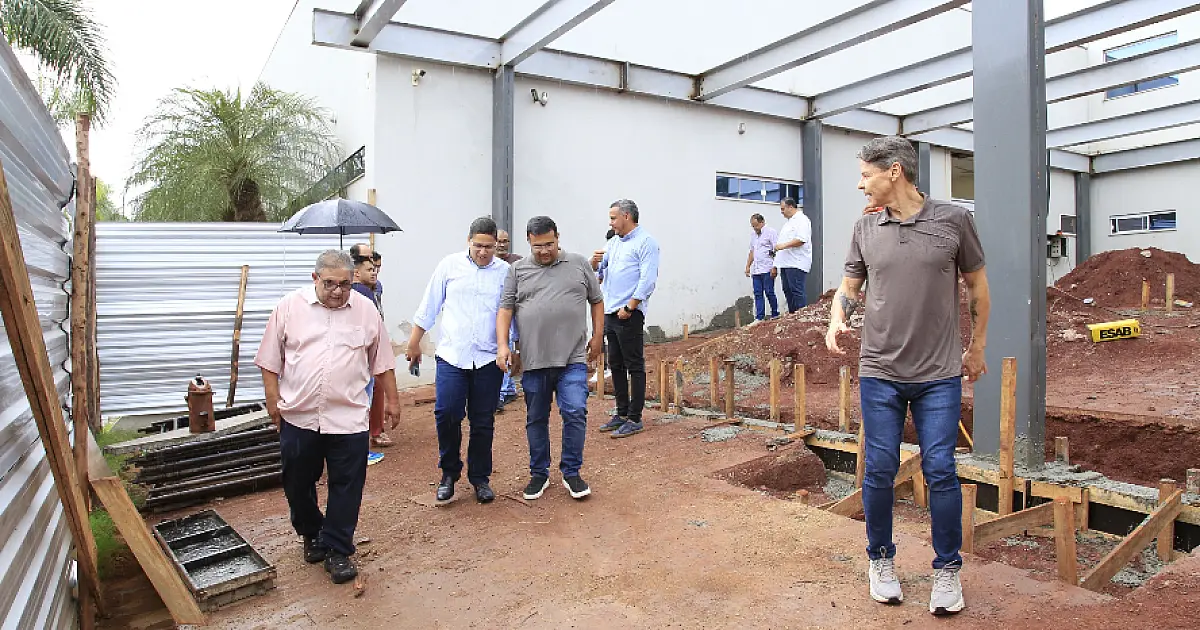 Obras da UTI Neonatal em Corumbá avançam com previsão de entrega ainda este ano