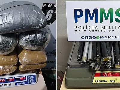 Operação Força Total: PM intercepta drogas em ônibus no Posto Lampião Aceso