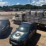 Ação conjunta retêm 27 toneladas de insumo químico para cocaína na Fronteira