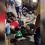 Queda de moto deixa duas mulheres feridas em cruzamento de Corumbá