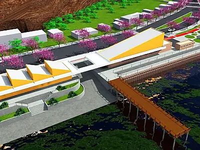 Obra de requalificação vai transformar a orla do Rio Paraguai em Corumbá