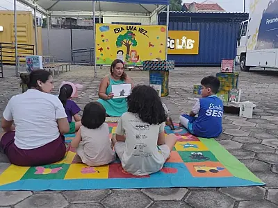 Sesc Corumbá realiza contação de histórias com Melina Melgar