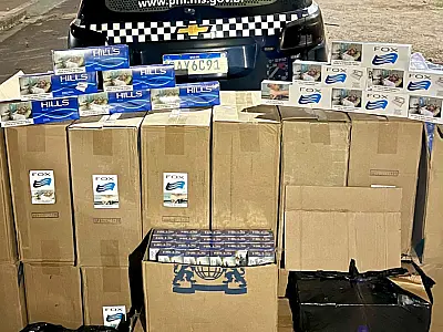 Força Tática apreende 900 pacotes de cigarros contrabandeados no Cristo Redentor