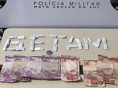 Polícia Militar prende homem com 30 porções de droga em Corumbá