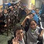 Corumbá monitora recursos da infância em visita à Escola das Águas