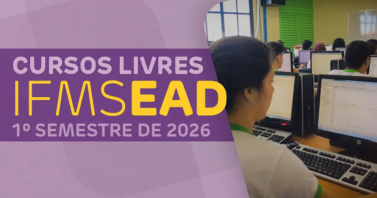 IFMS disponibiliza dois novos cursos livres