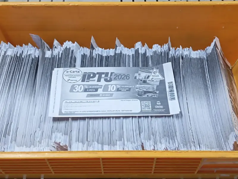 Prazo para pagar o IPTU 2026 com 30% de desconto termina hoje em Corumbá
