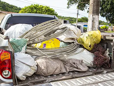 Operação contra receptação de fios prende comerciante e apreende 500 kg de cobre
