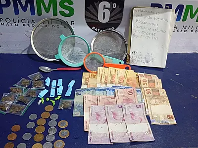 Homem com tornozeleira eletrônica é preso por tráfico de drogas no centro