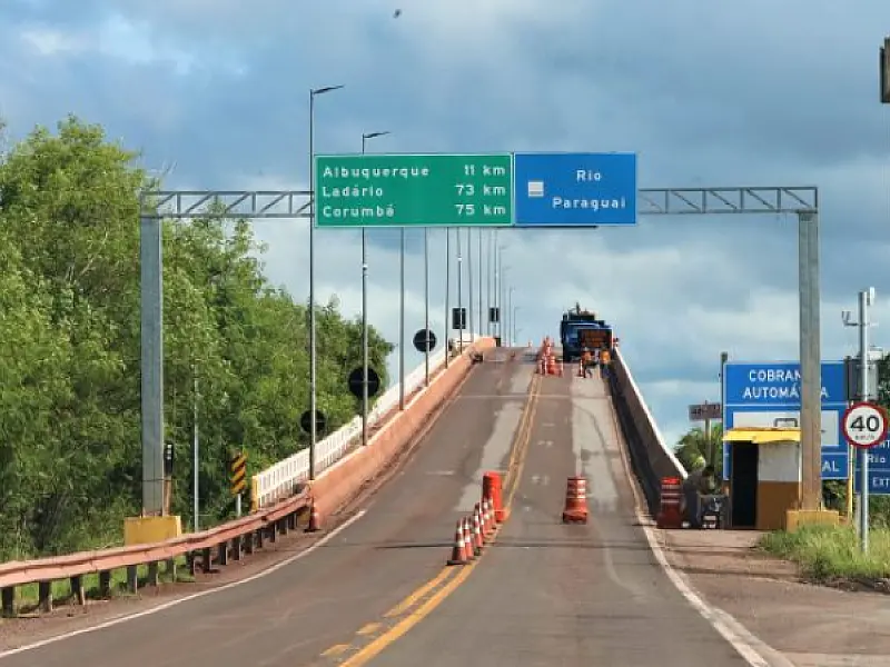 Governo anuncia recuperação definitiva da ponte sobre o Rio Paraguai