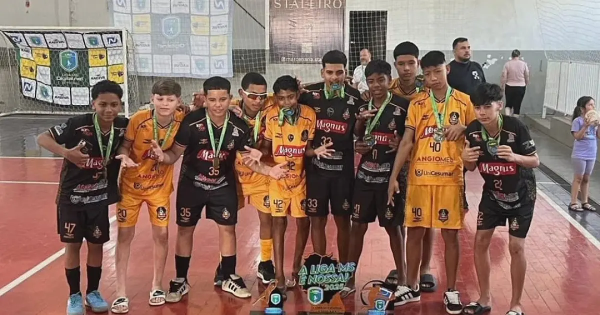 ALFE Corumbá larga como favorito e inicia busca pelo bi no Sub-15