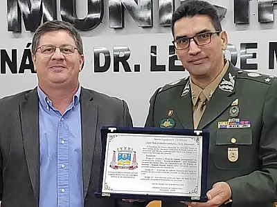 General Carneiro recebe título de Cidadão Corumbaense