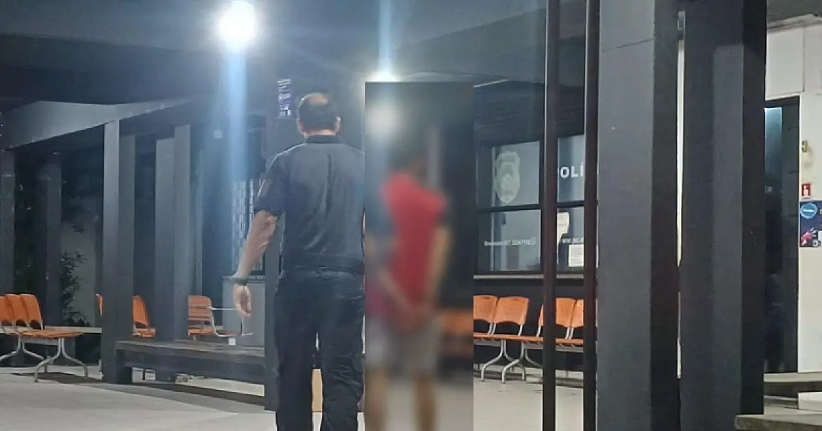 Homem é preso após descumprir medida protetiva em frente ao Pronto-Socorro