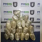 PM apreende 22 kg de skunk escondidos em carga de alimentos em Corumbá