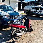 Motocicleta furtada é recuperada em operação na zona portuária de Corumbá