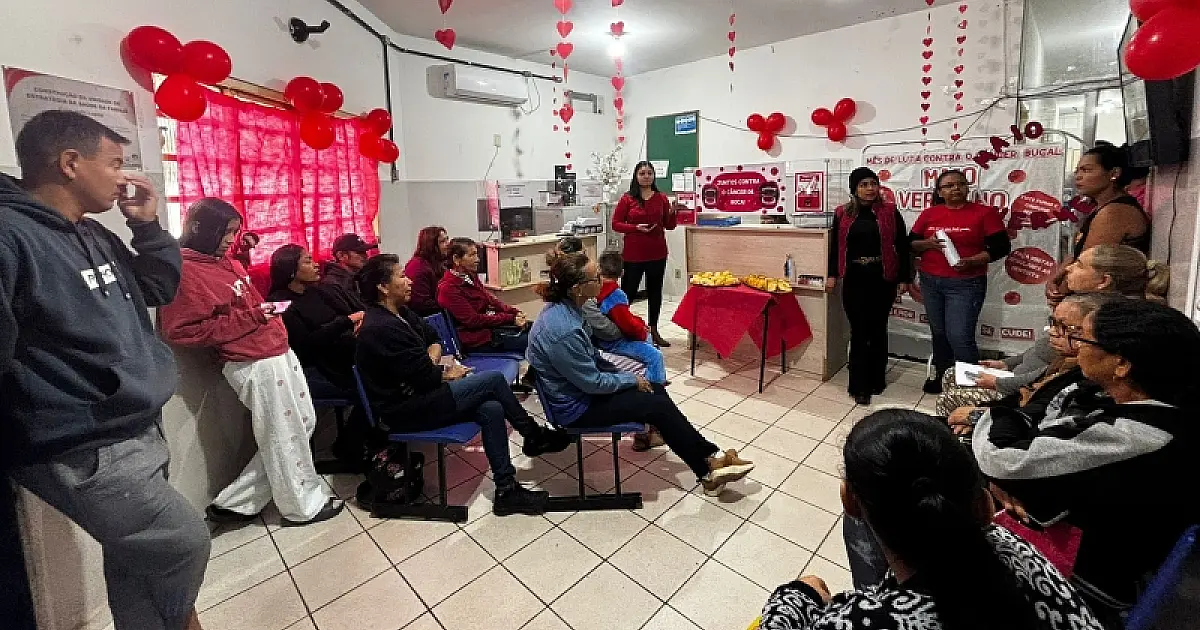Maio Vermelho: Posto de Ladário realiza palestra preventiva ao câncer bucal