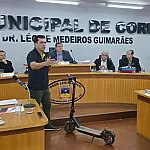 Patinete elétrico não é brinquedo, alerta conselheiro do Cetran na Câmara de Corumbá