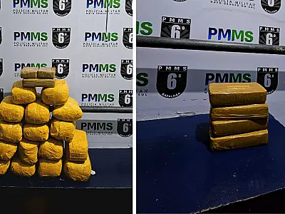 Dois bolivianos são presos com mais de 21 kg de drogas na rodoviária de Corumbá
