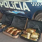 Quadrilha é presa com skunk e cápsulas de cocaína no posto Lampião Aceso