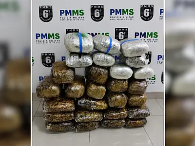 Três estrangeiras são pesas com 30 kg de Skunk no Posto Lampião Aceso