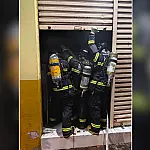Incêndio em espetaria mobiliza Corpo de Bombeiros na madrugada