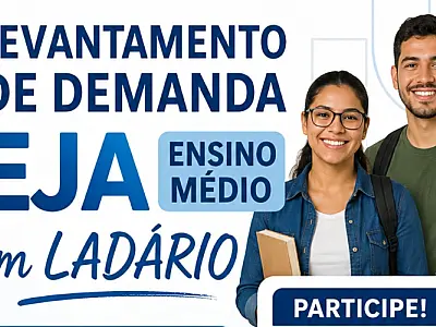 Ladário abre cadastro de interesse para turmas da EJA Ensino Médio