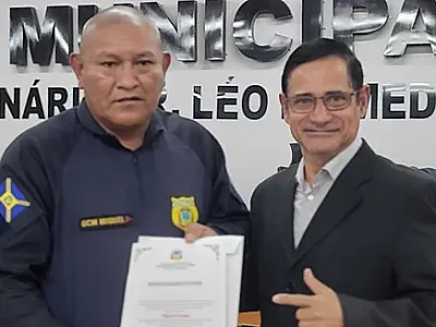 Guarda municipal é homenageado após conter autor de homicídio em Corumbá