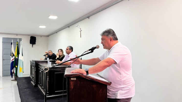 Durante solenidade de posse, prefeito Munir destacou a missão do Conselho. (Foto: Divulgação/PML)