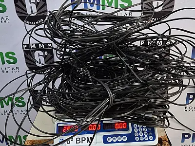 Polícia Militar prende homem em flagrante por furto de fios em Corumbá