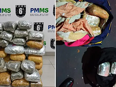 Fiscalização no Lampião Aceso termina com três presos e quase 30 kg de skunk apreendidos