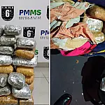 Fiscalização no Lampião Aceso termina com três presos e quase 30 kg de skunk apreendidos