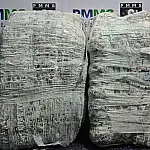 Duas pessoas são presas com mais de 33 kg de maconha em ônibus na BR-262