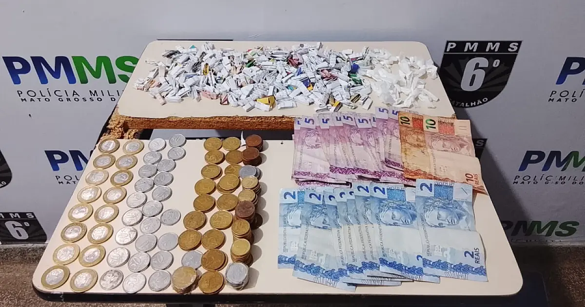 PM fecha boca de fumo e prende trio em flagrante em Corumbá
