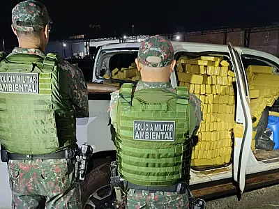 PMA inicia operação com apreensão de mais de 2 toneladas de maconha na Capital