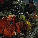 Criança de 7 anos tem a perna presa em grade de bueiro em Corumbá