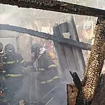 Incêndio destrói casa no Cristo Redentor