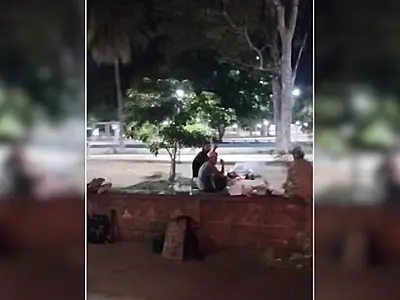 Fumaça na Praça da Independência mobiliza bombeiros em Corumbá