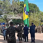 Retomada de Corumbá comemora 159 anos com solenidade cívico-militar