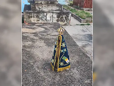 Imagem de Nossa Senhora furtada de igreja em Corumbá é recuperada