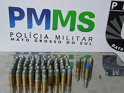 PM resgata vítima de violência doméstica e apreensão de 66 munições