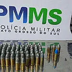 PM resgata vítima de violência doméstica e apreensão de 66 munições