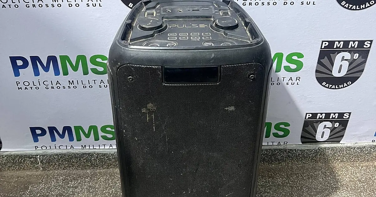 Homem é detido após desacato durante festa com som alto em Corumbá