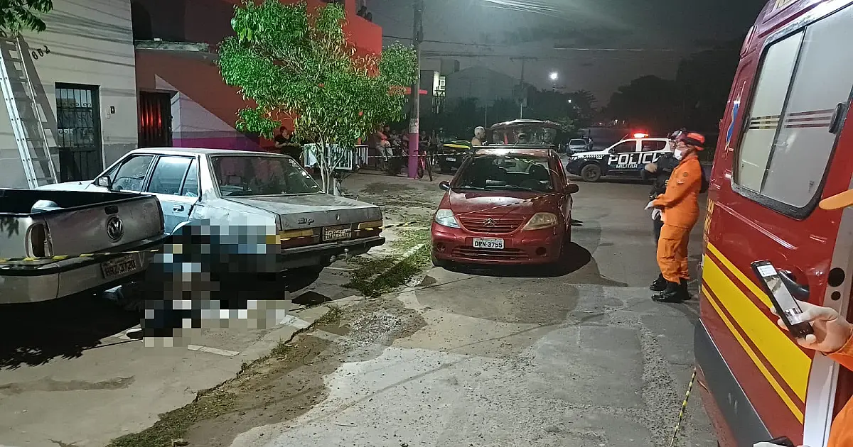 Homem é morto a tiros em calçada no bairro Dom Bosco, em Corumbá