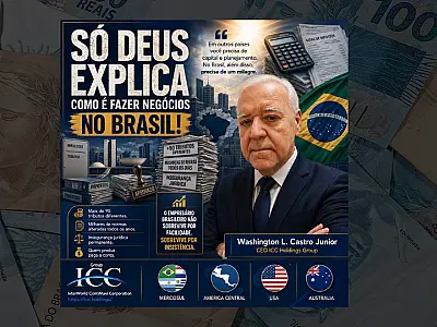 Só Deus explica como é fazer negócios no Brasil!