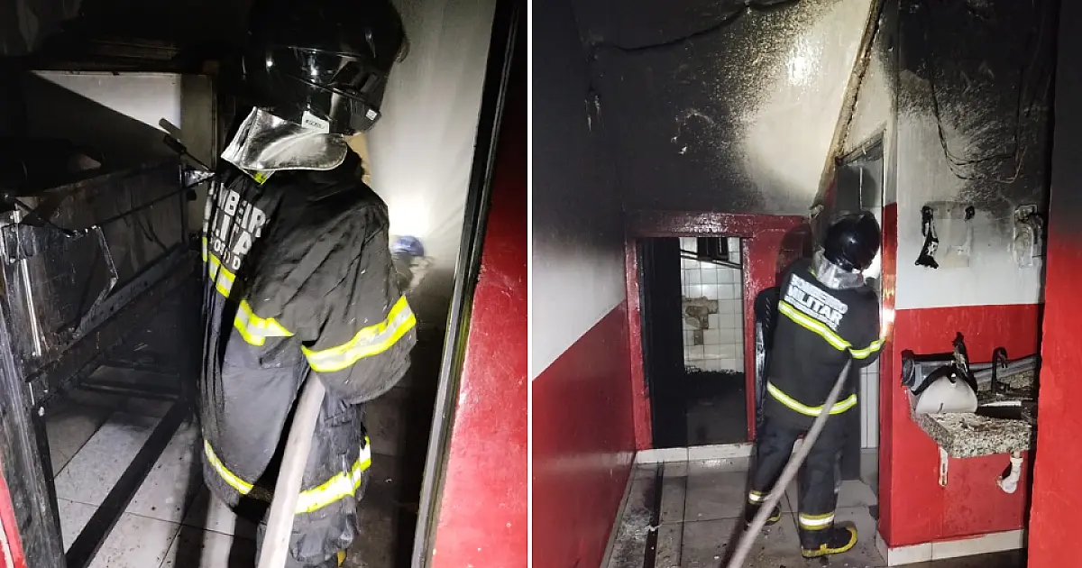 Incêndio destrói parte de restaurante na área central de Corumbá