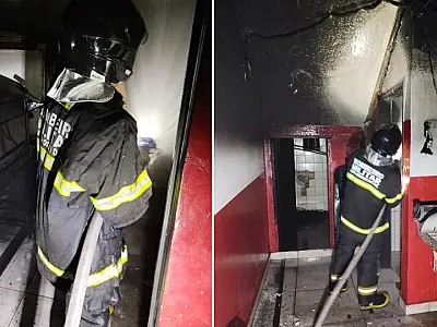 Incêndio destrói parte de restaurante na área central de Corumbá