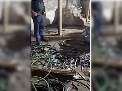 Denúncia de incêndio mobiliza Bombeiros e termina com apreensão de fios queimados