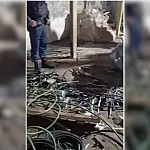 Denúncia de incêndio mobiliza Bombeiros e termina com apreensão de fios queimados